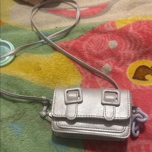 Stylish Silver Women's Crossbody Bag